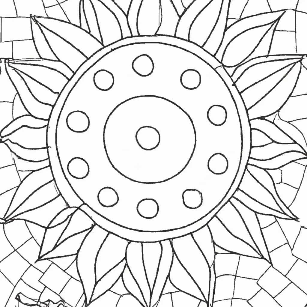 Desenho sobre desenho sol inspiracao arte cor