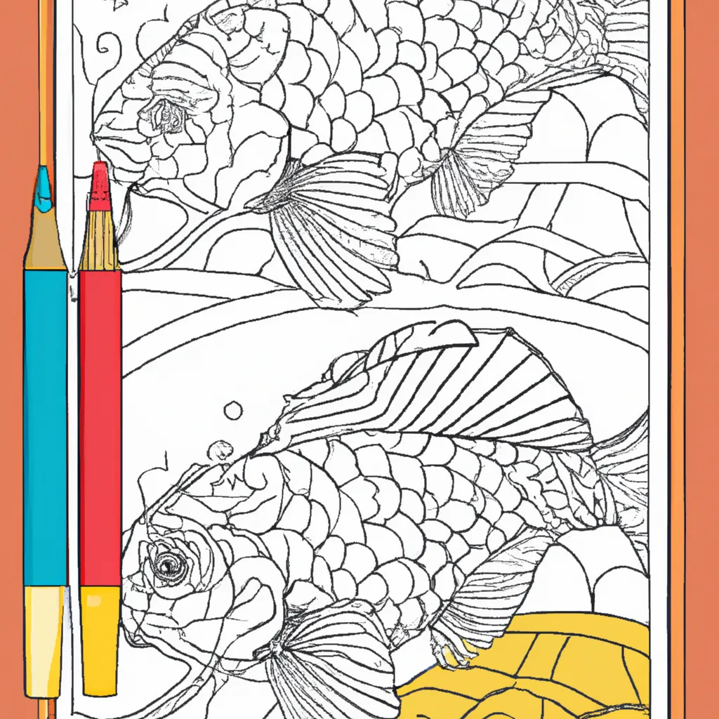 Desenho sobre desenho vara pescar