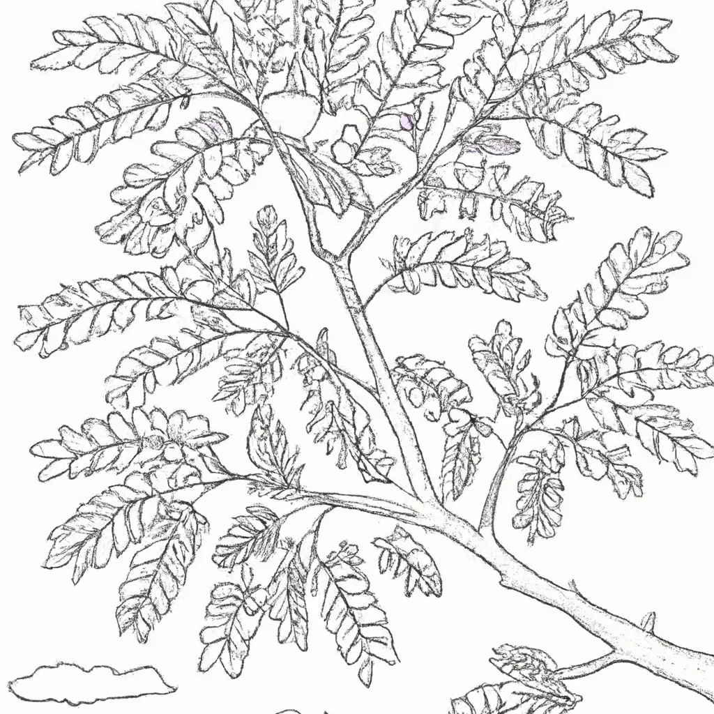 Desenho sobre desenhos acacia