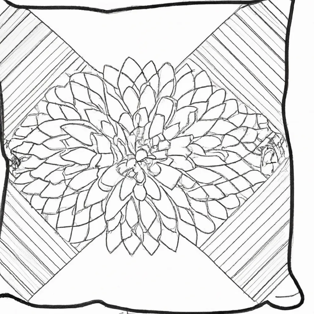 Desenho sobre desenhos almofadas decorativas