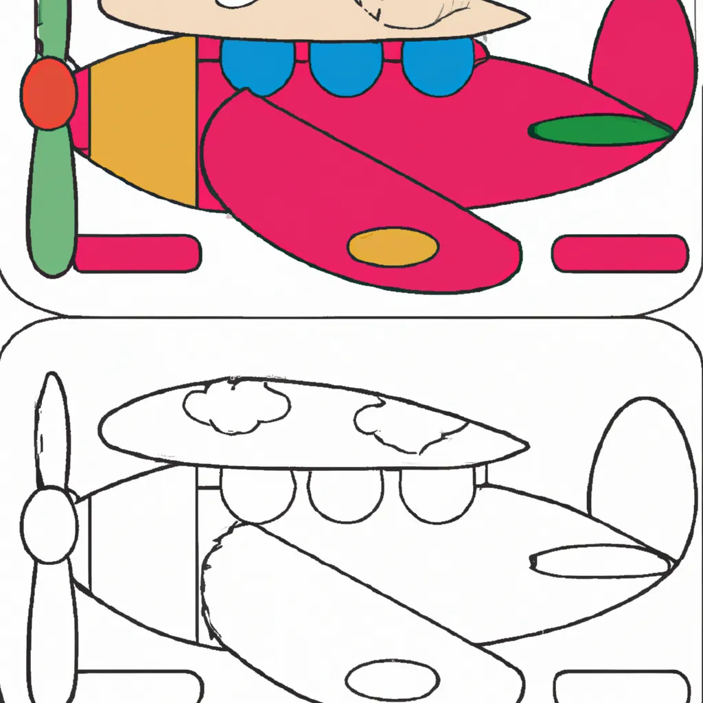 Desenho sobre desenhos aviao 1