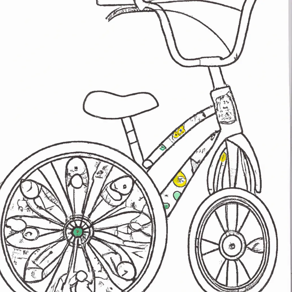 Desenho sobre desenhos bicicleta 1