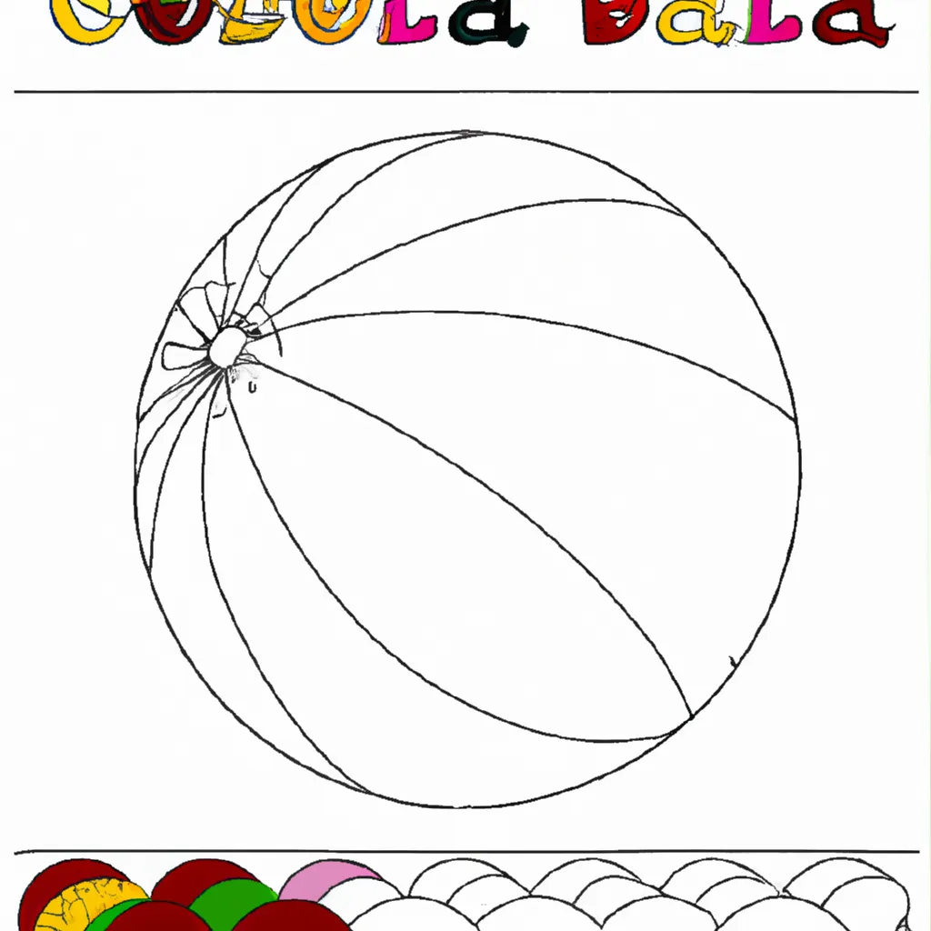 Colorindo a Diversão: Desenho de Bola para Crianças! Desenho sobre desenhos bola pt br