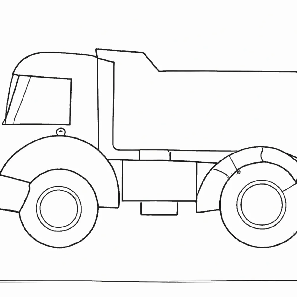 Desenho sobre desenhos caminhao