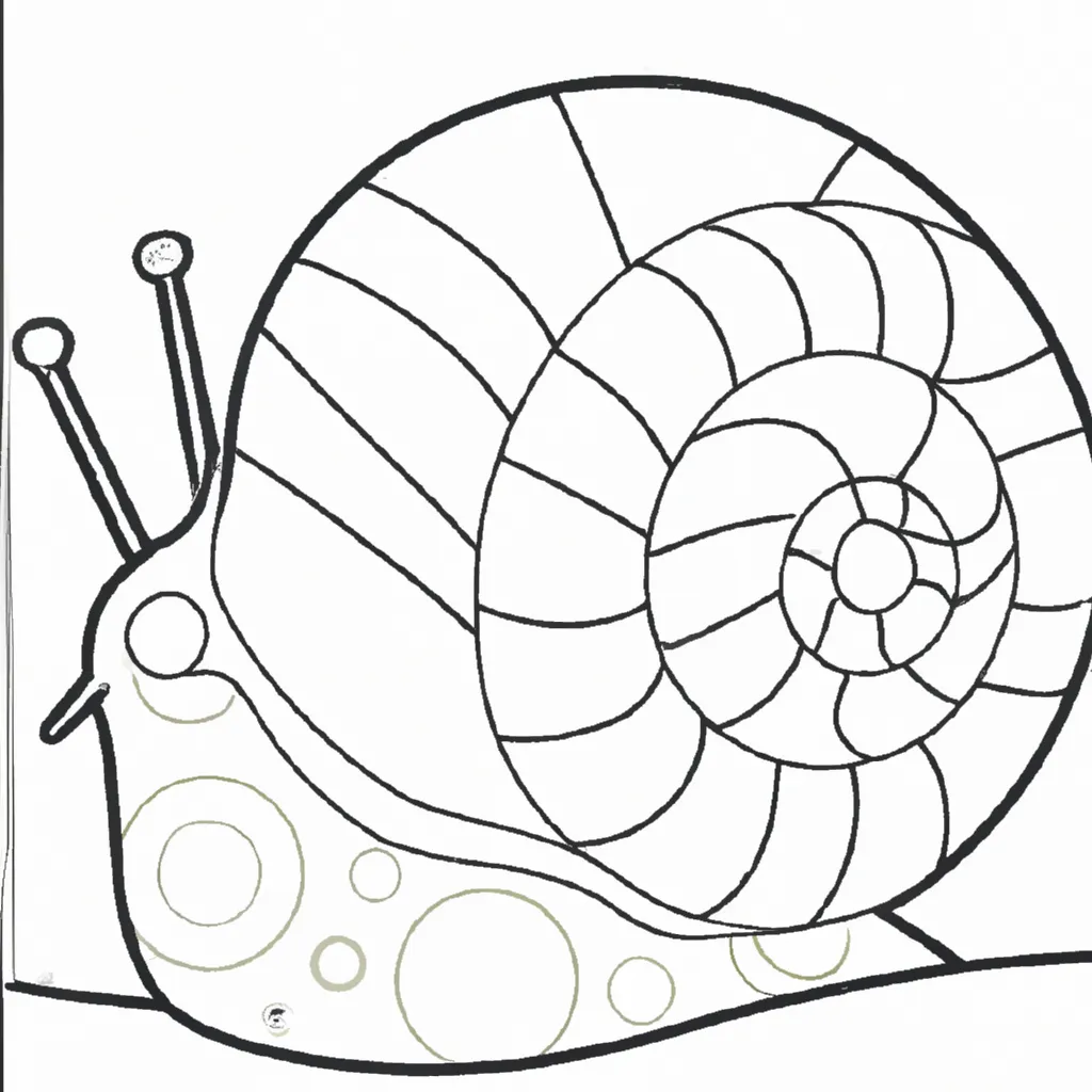 Desenho sobre desenhos caracol 1