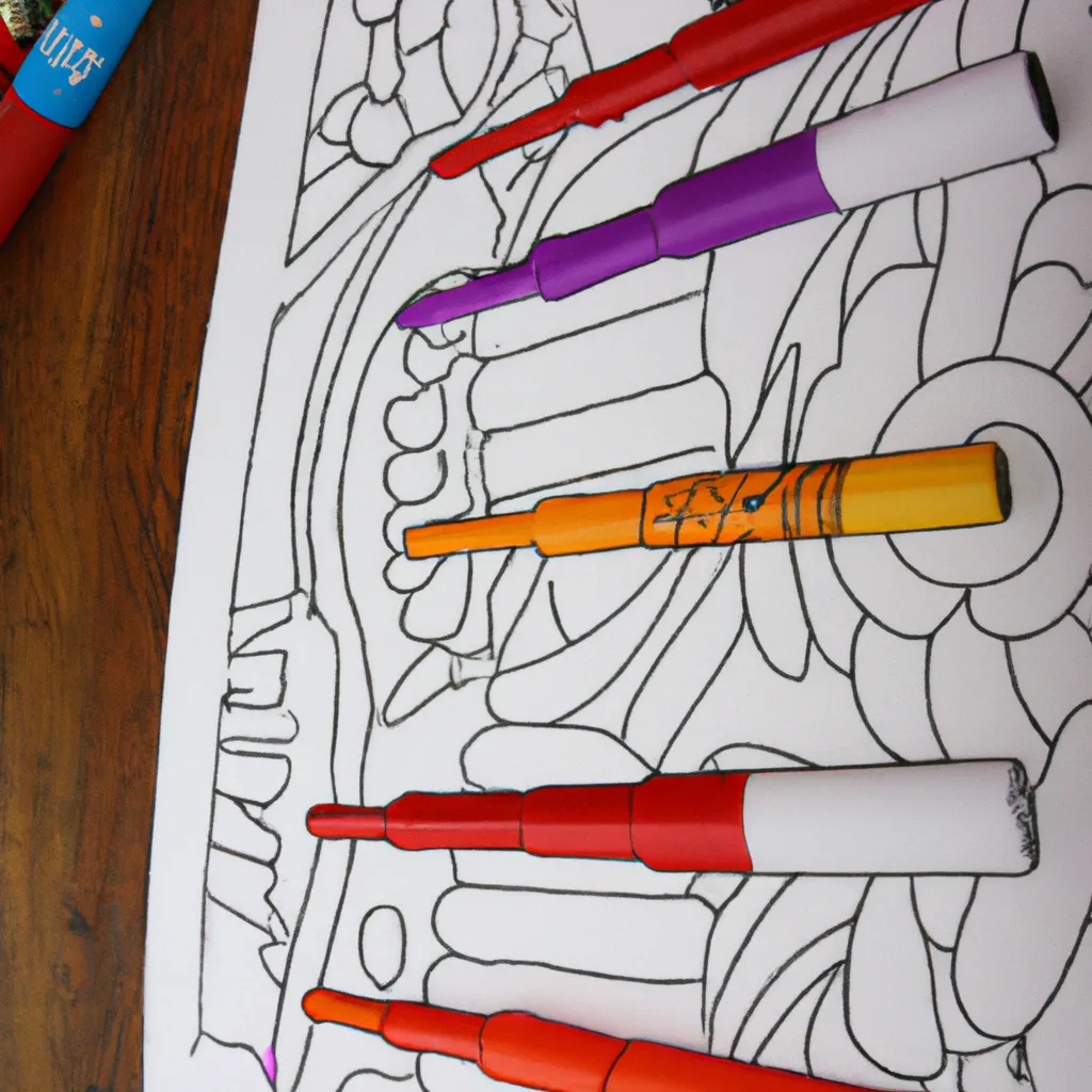 Desenho sobre desenhos com caneta