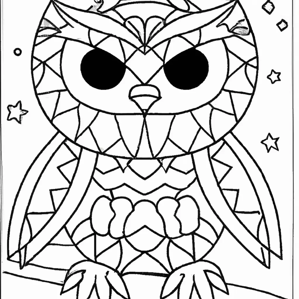 Desenho sobre desenhos corujinha