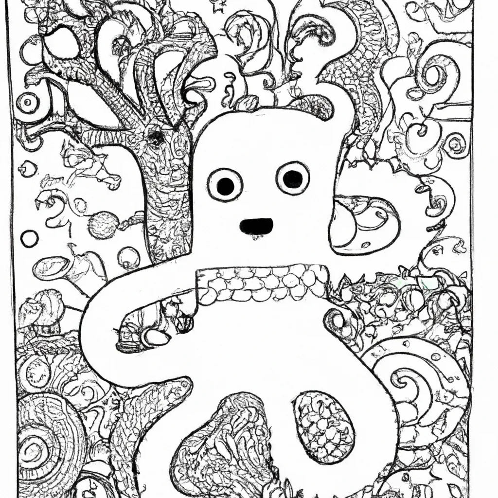 Desenho sobre desenhos esturjao
