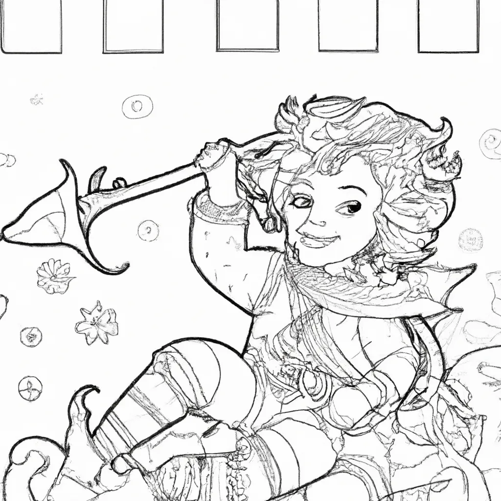 Desenho sobre desenhos fada fantasia encantos criancas