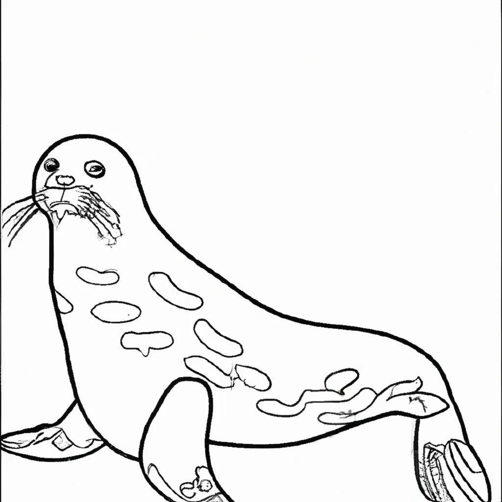Desenho sobre desenhos foca