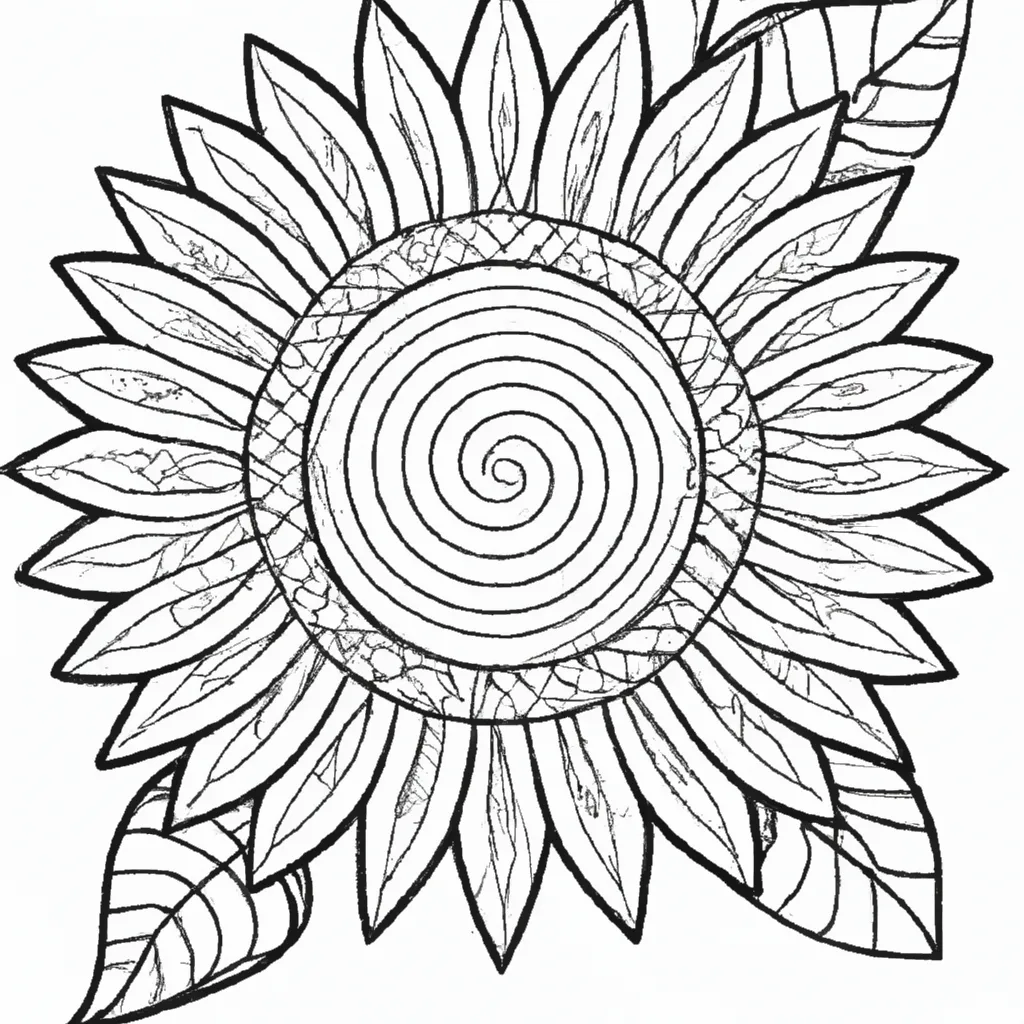 Desenho sobre desenhos girassol flor sol