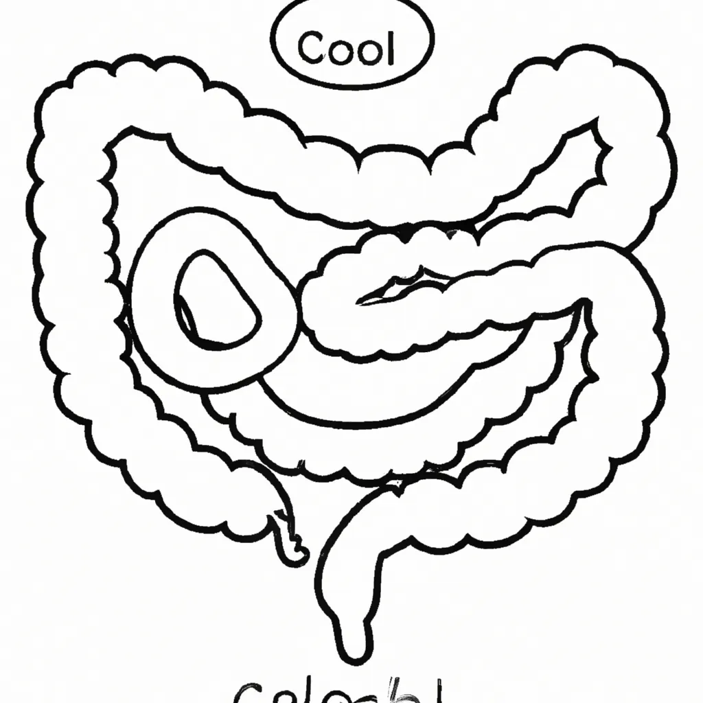 Desenho sobre desenhos intestino