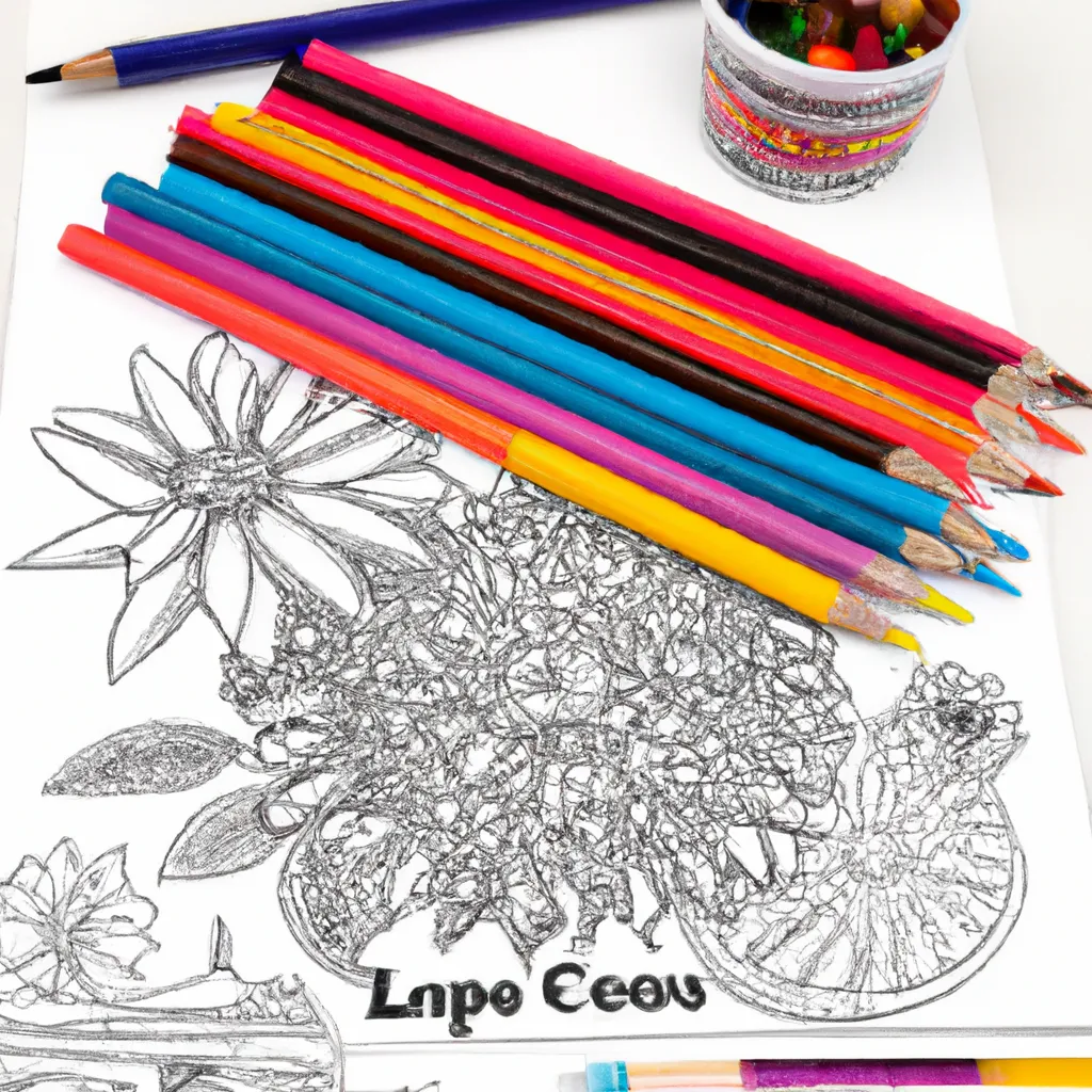 Desenho sobre desenhos lapiseira