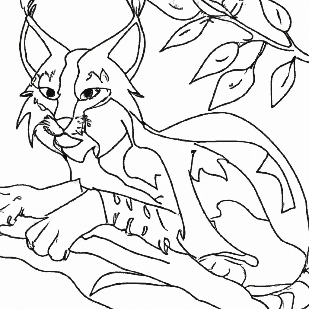 Desenho sobre desenhos lince arte bichos fofos