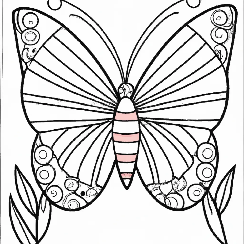Desenho sobre desenhos mariposa 1