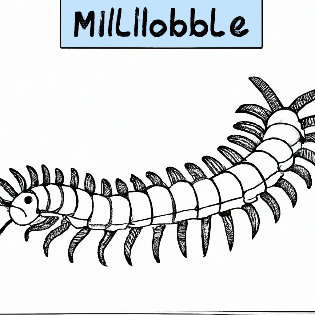 Desenho sobre desenhos milipede