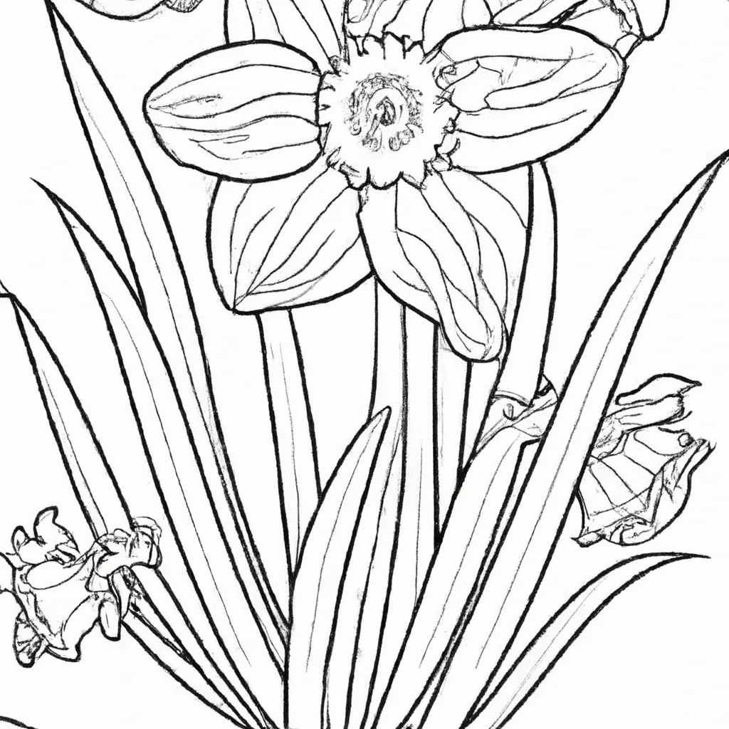 Desenho sobre desenhos narciso