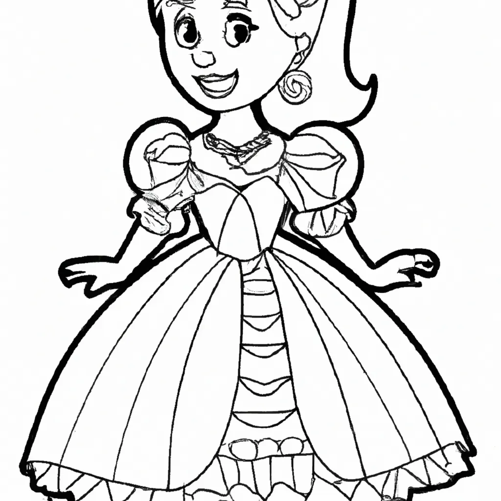 Desenho sobre desenhos princesa