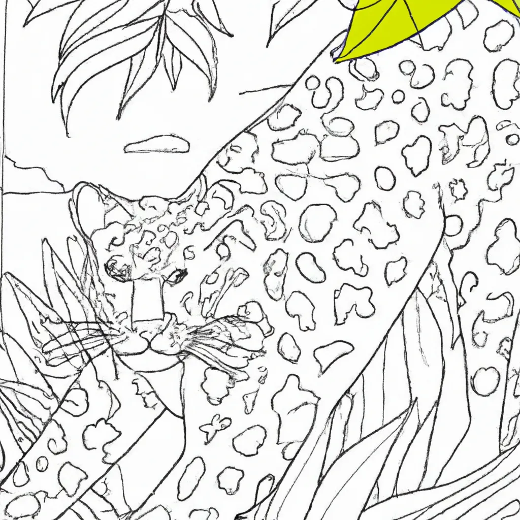 Desenho sobre desenhos selva jungle ilustracoes