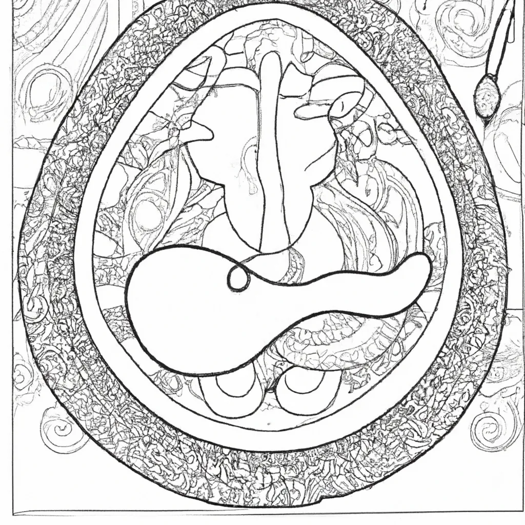 Desenho sobre desenhos uterinos saude reproducao