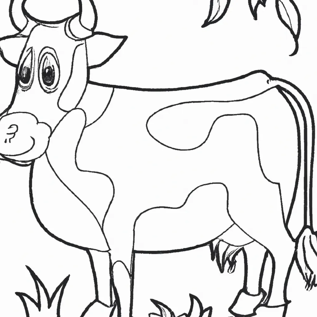 Desenho sobre desenhos vaca