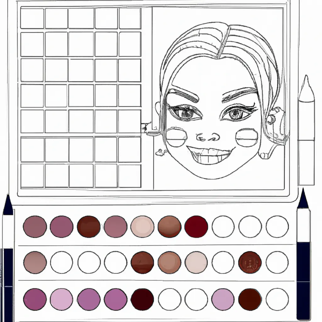 Colore seu Look de Maquiagem com Desenhos Incríveis! Desenho sobre maquiagem desenhos