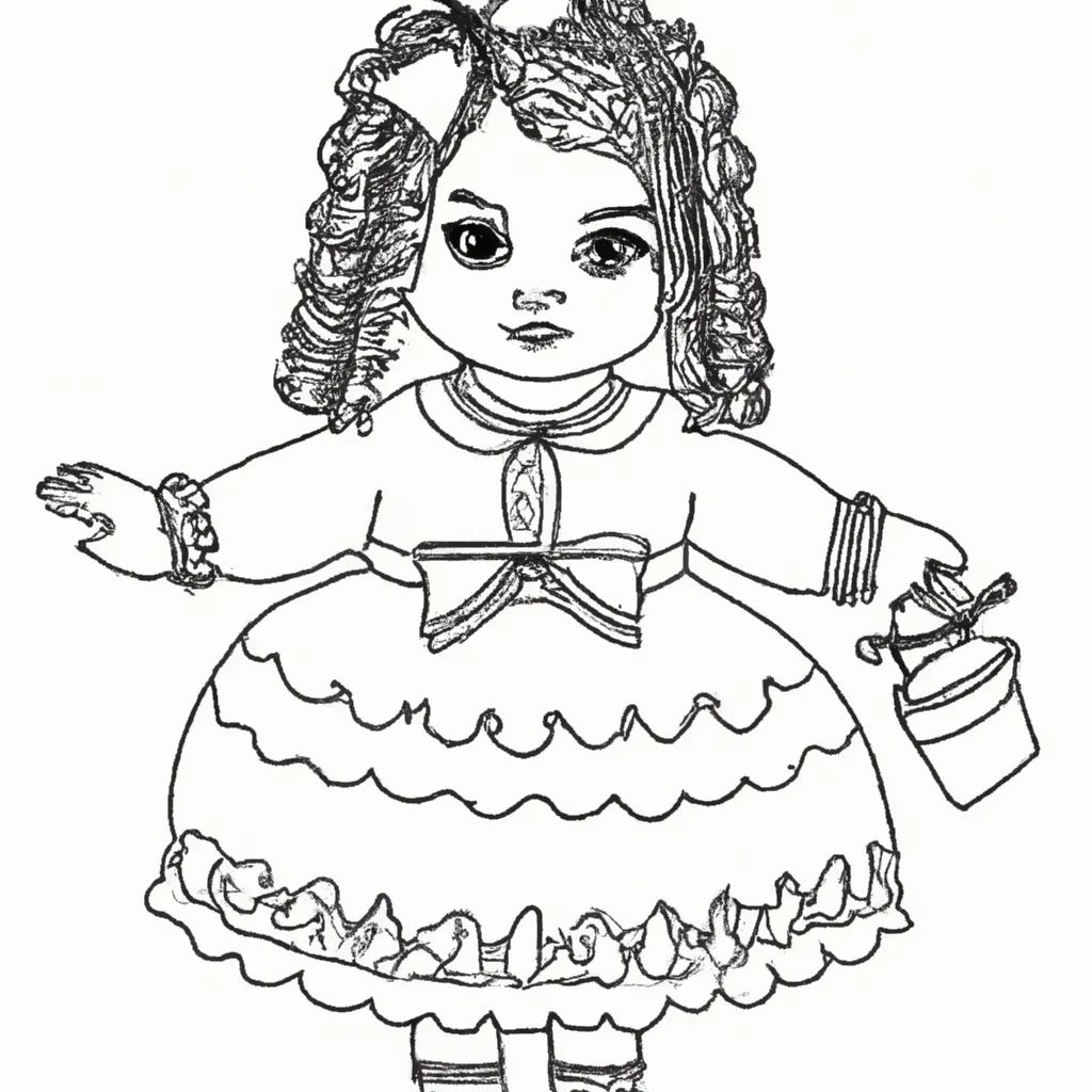 Desenhos de boneca desenhos artisticos criativos