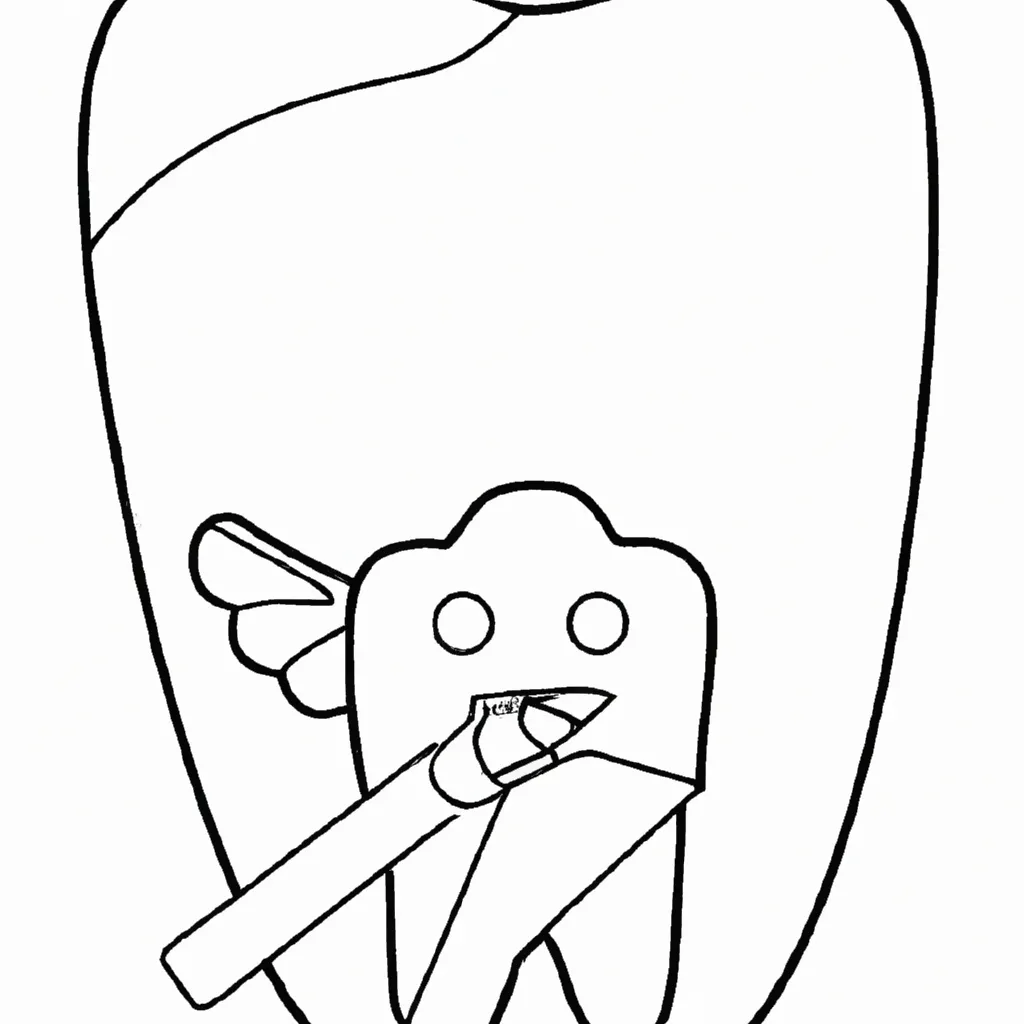 Desenhos de dentes desenhos divertidos