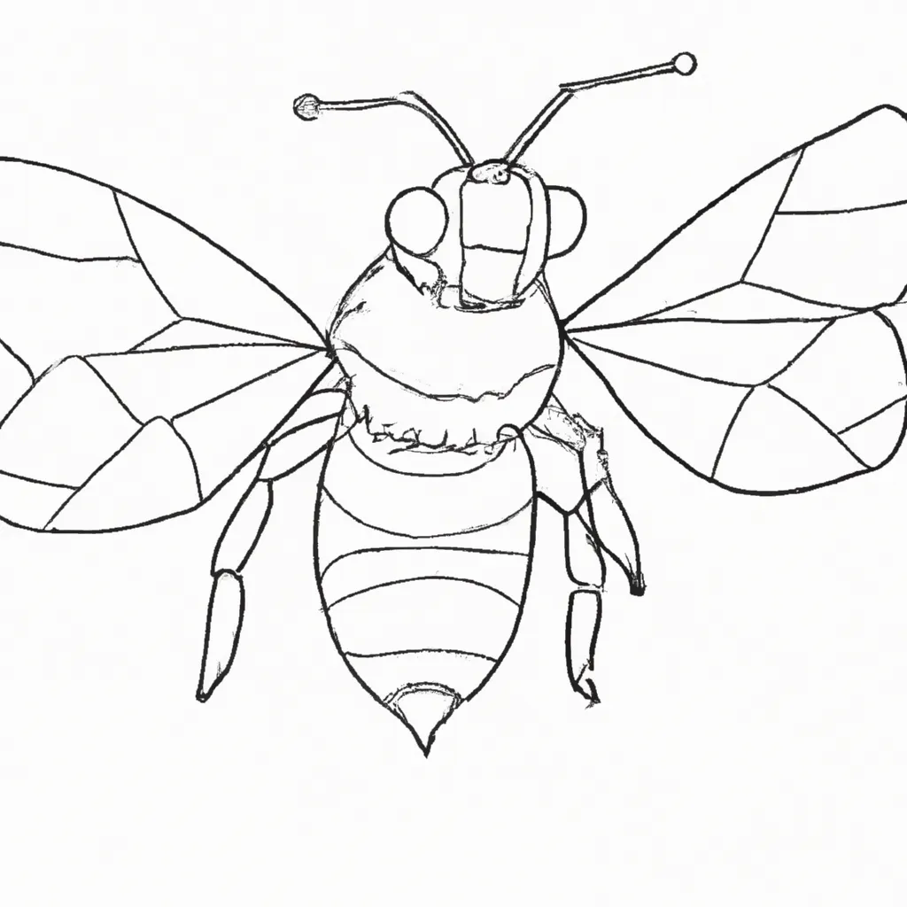 Desenhos de desenho abelha melifera