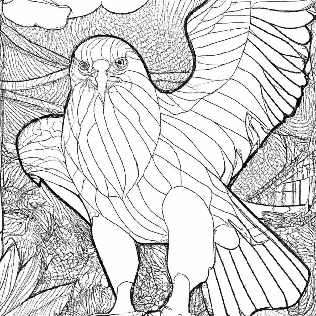 Desenhos de desenho aguia mar ilustracao aquatica