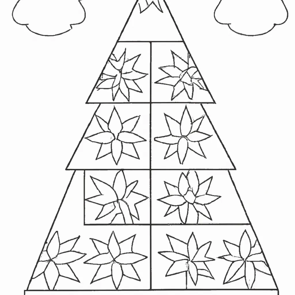 Desenhos de desenho arvore natal natalino divertido