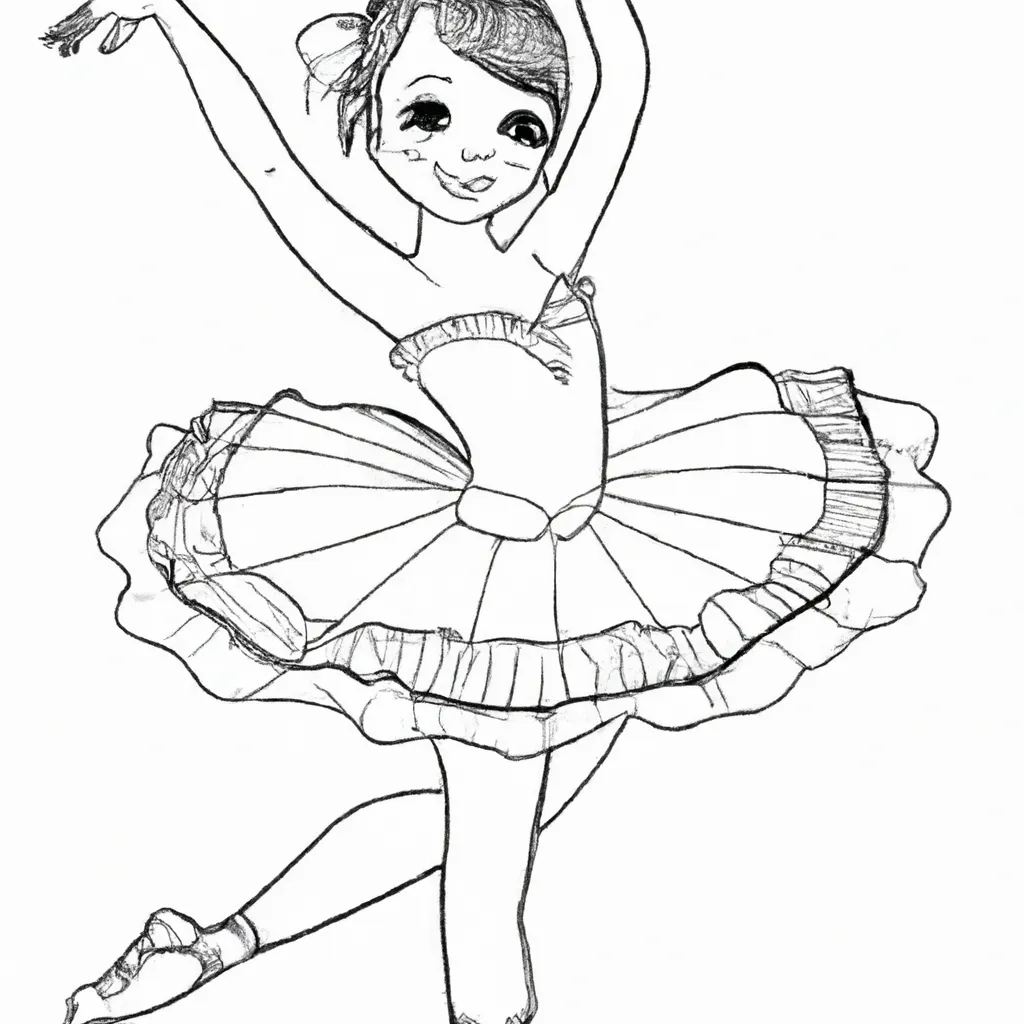Desenhos de desenho bailarina