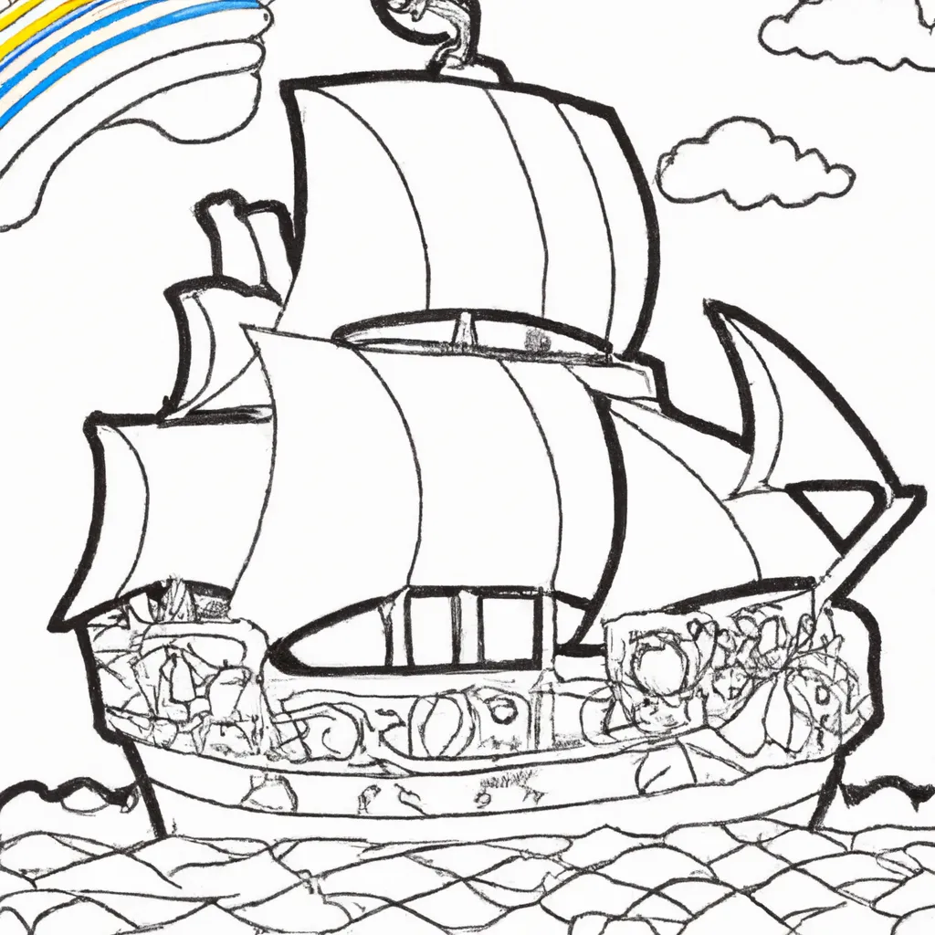 Desenhos de desenho barco mar aventura navio