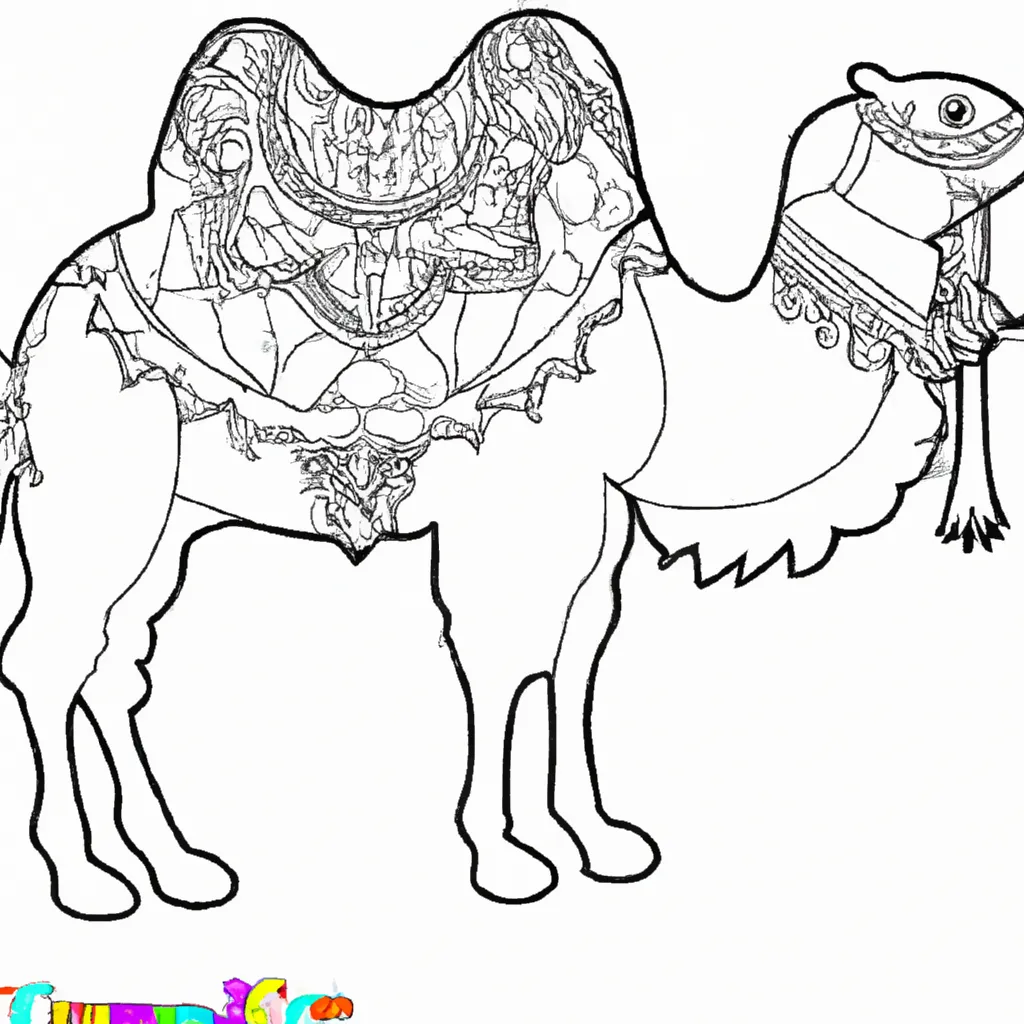 Desenhos de desenho camelo