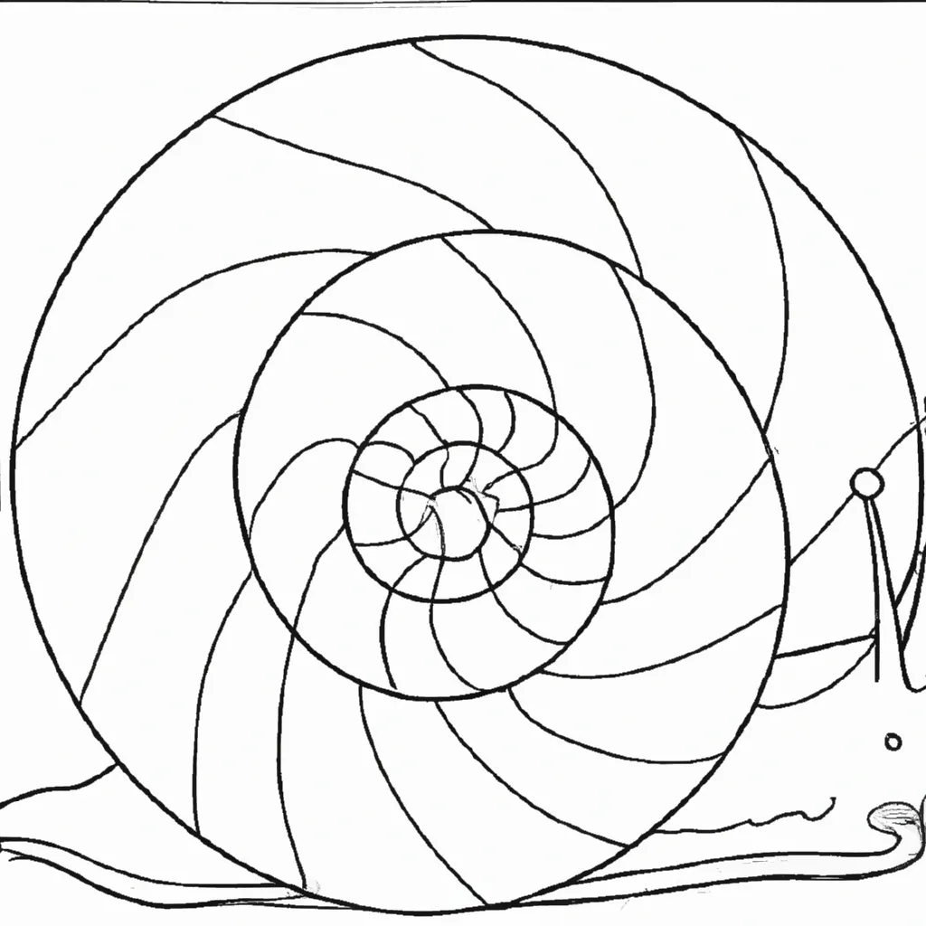 Desenhos de desenho caracol arte criativa divertido