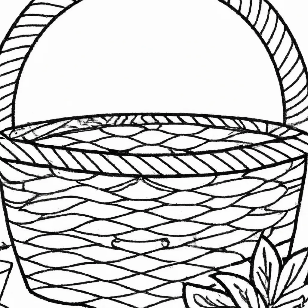 Desenhos de desenho cesta arte artesanato brasil