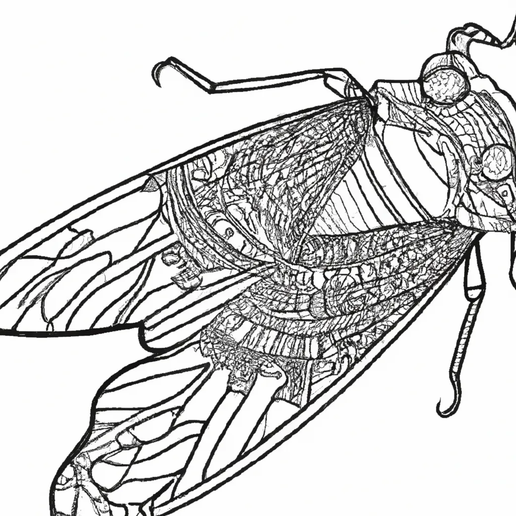 Desenhos de desenho cigarra infantil