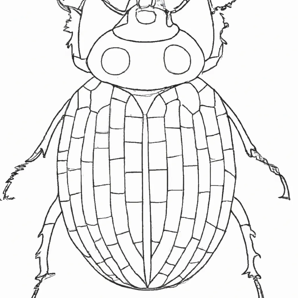 Desenhos de desenho escaravelho