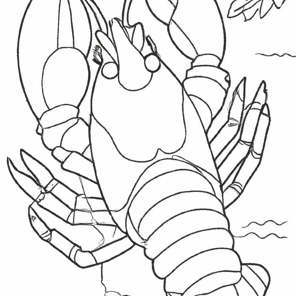Desenhos de desenho lagosta