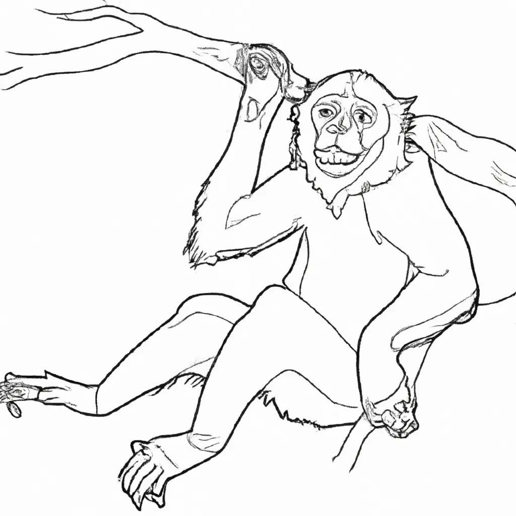 Desenhos de desenho macaco