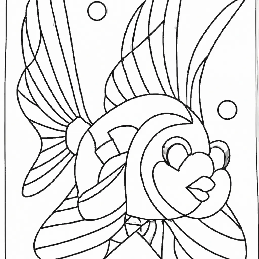 Desenhos de desenho peixe anjo