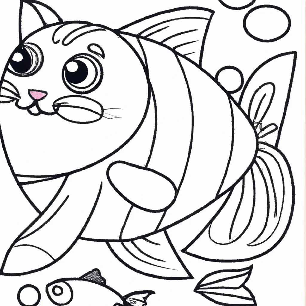 Desenhos de desenho peixe gato