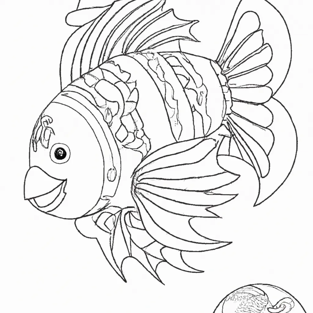 Desenhos de desenho peixe leao
