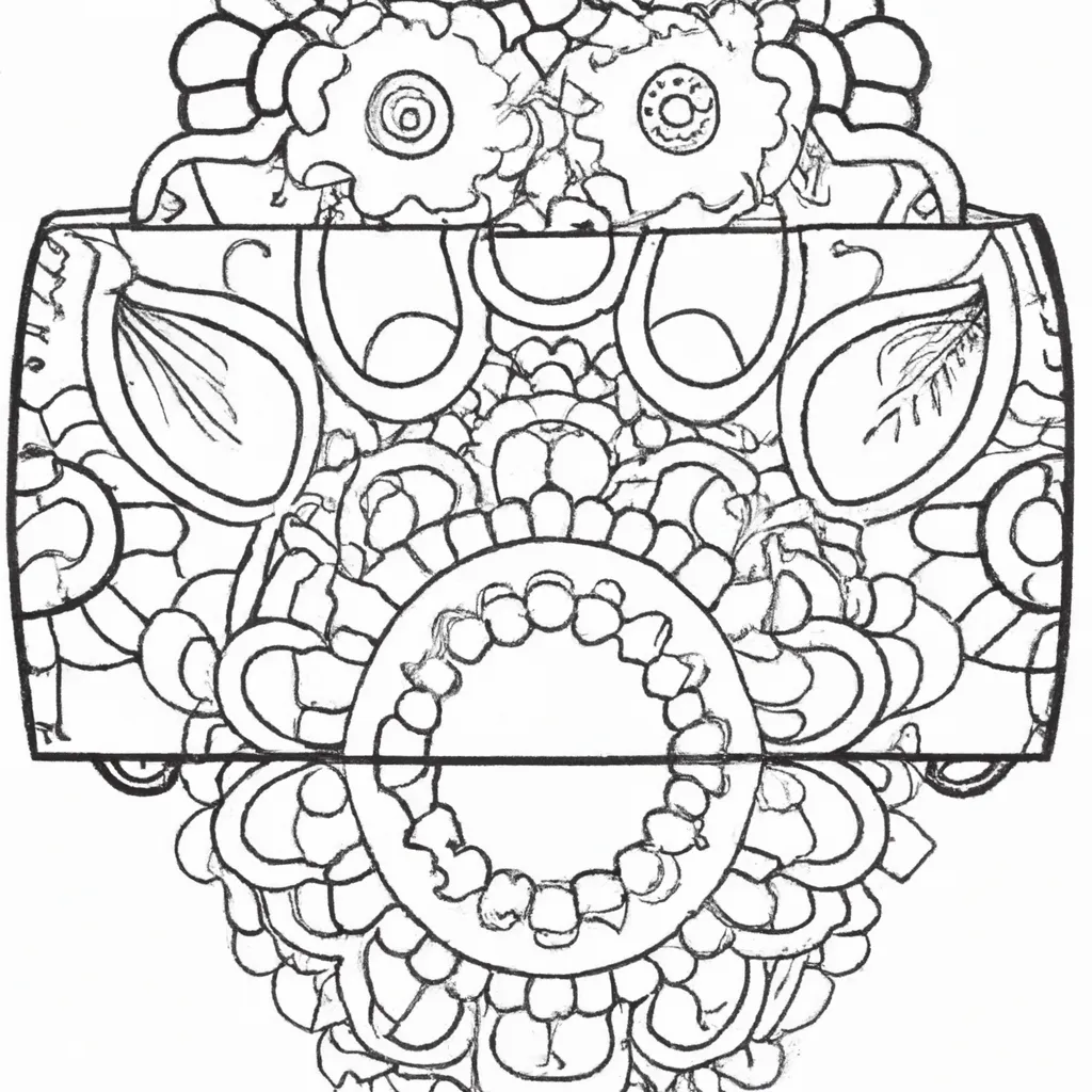 Desenhos de desenho pulseira feita em casa