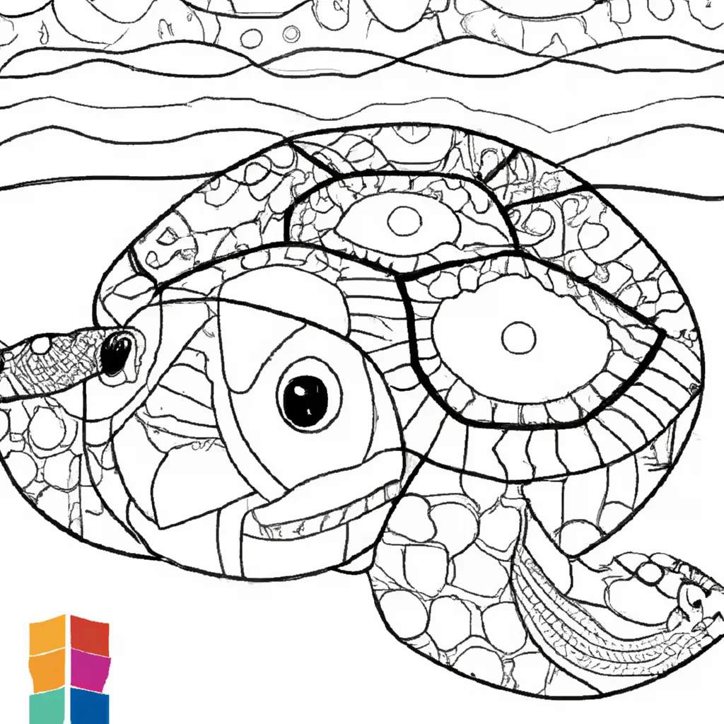 Desenhos de desenho tartaruga agua doce