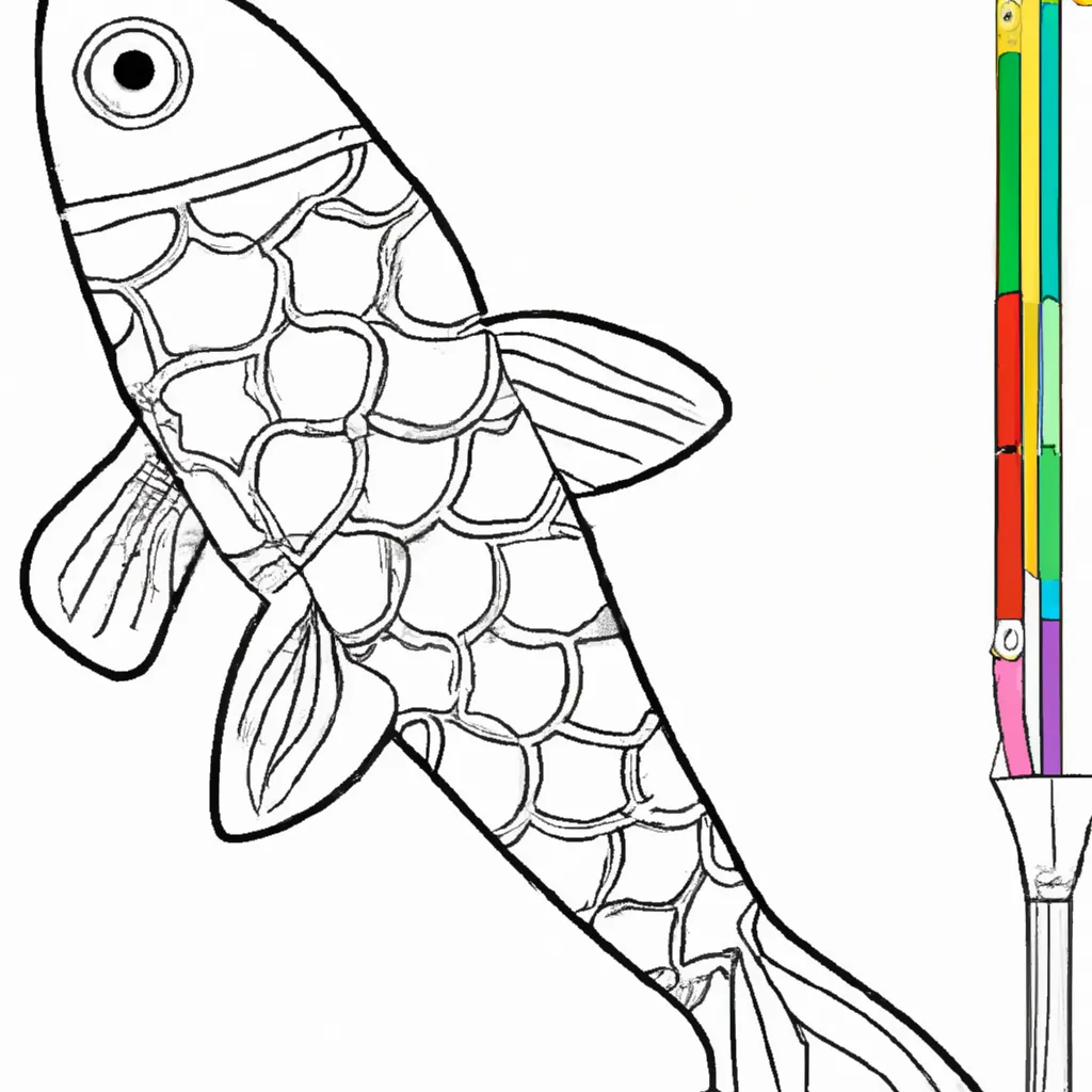 Desenhos de desenho vara pescar