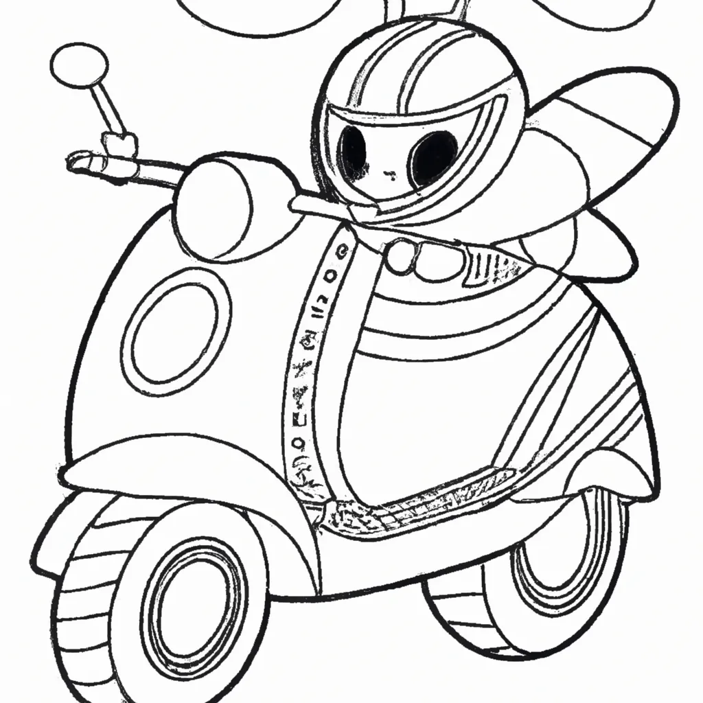 Desenhos de desenho vespinha cartoon animacao divertido
