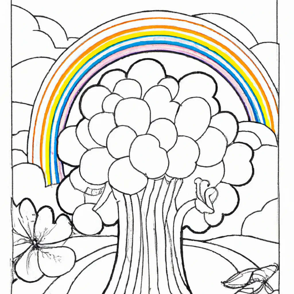 Desenhos de desenhos arco iris 1