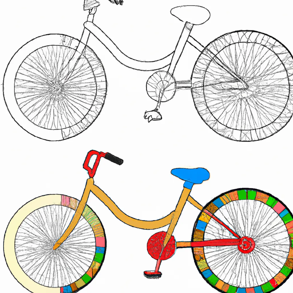 Desenhos de desenhos bicicleta