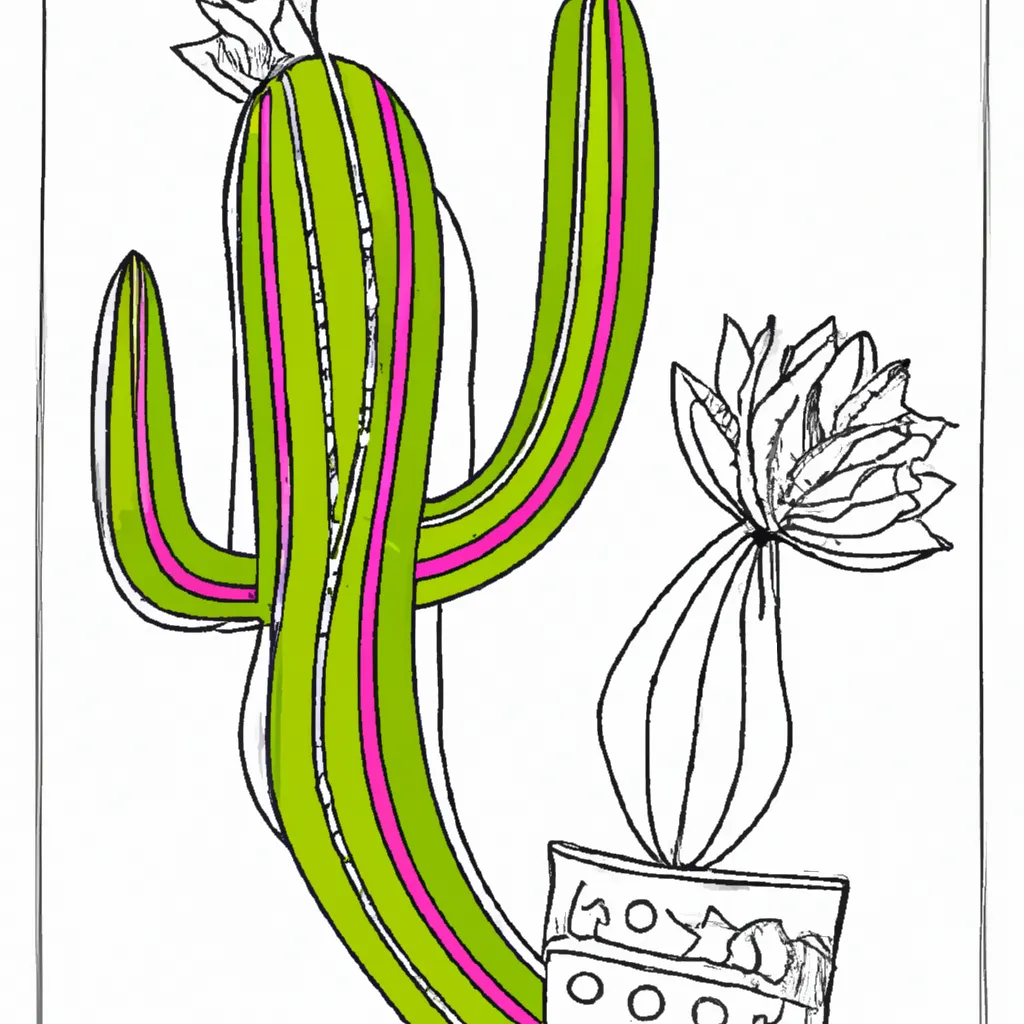 Desenhos de desenhos cacto